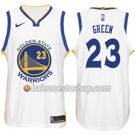 Camiseta Hombre NBA Golden State Warriors Draymond Green 23 Nike 2017-18 Blanco Swingman
